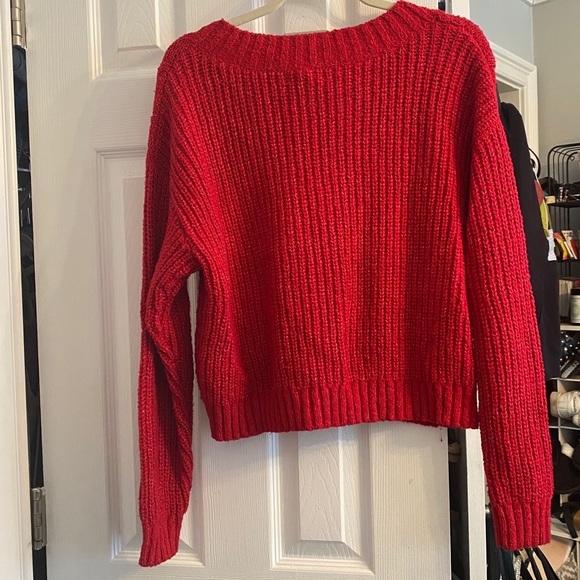Abound Red knit sweater - Picture 3 of 3